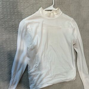 Hollister Cream Long Sleeve Turtleneck